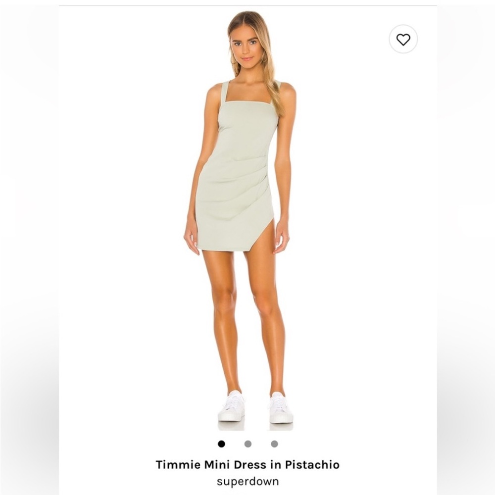 superdown Timmie Mini Dress in pistachio